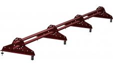 Снегозадержатель для фальцевой кровли Grand Line RAL 3009 3м изображение, анонсные картинки товара