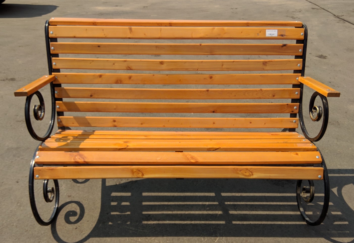 Скамейка №3 (1,5м.) с деревом изображение, анонсные картинки товара