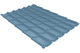 Металлочерепица модерн 0,45 Drap TX RAL 5024 пастельно-синий изображение, анонсные картинки товара