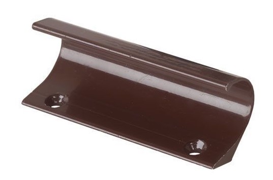 Ручка балконная алюминиевая коричневая изображение, анонсные картинки товара