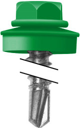 Саморез по металлу Daxmer 5,5х19 RAL 6037 (250) сверло №3 изображение, анонсные картинки товара