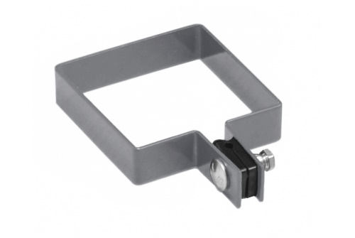 Крепление хомут крайний 80х80 RAL 7024 изображение, анонсные картинки товара