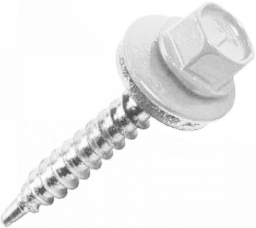 Саморез кровельный Daxmer 4,8х35 RAL 9003 (250) сверло №1 изображение, анонсные картинки товара