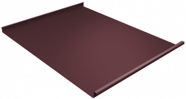 Фальц двойной стоячий 0,45 PE RAL 3005 красное вино изображение, анонсные картинки товара