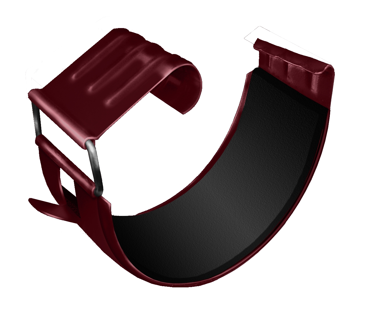 Соединитель желоба Optima 125мм RAL 3005 красное вино изображение, анонсные картинки товара