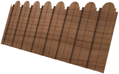 Профнастил C10A фигурный 0,45 Print Elite Honey Wood TwinColor изображение, анонсные картинки товара