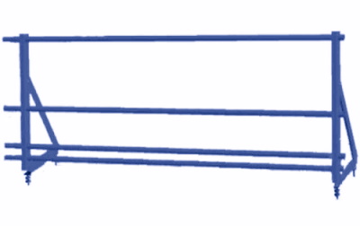 Ограждение кровельное со снегозадержателем на фальц Optima 0,65х2м RAL 5005 изображение, анонсные картинки товара