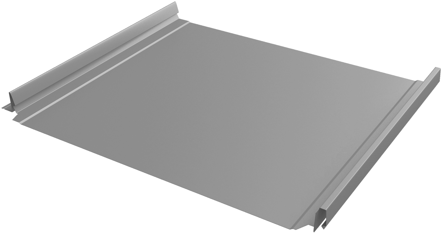 Кликфальц Pro Grand Line 0,5 RAL 9006 бело-алюминиевый изображение, анонсные картинки товара