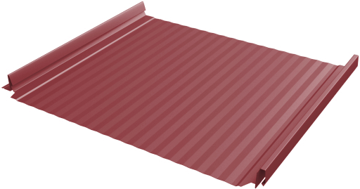 Кликфальц Pro Gofr 0,45 PE RAL 3003 рубиново-красный изображение, анонсные картинки товара