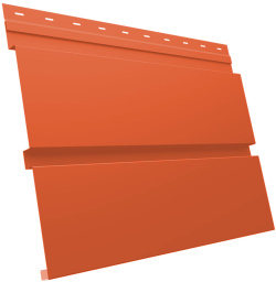 Металлический софит Квадро брус без перфорации 0,45 PE с пленкой RAL 2004 оранжевый изображение, анонсные картинки товара