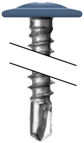 Саморез ПШС Daxmer Pro 4,2х19 RAL 5023 (1000) изображение, анонсные картинки товара