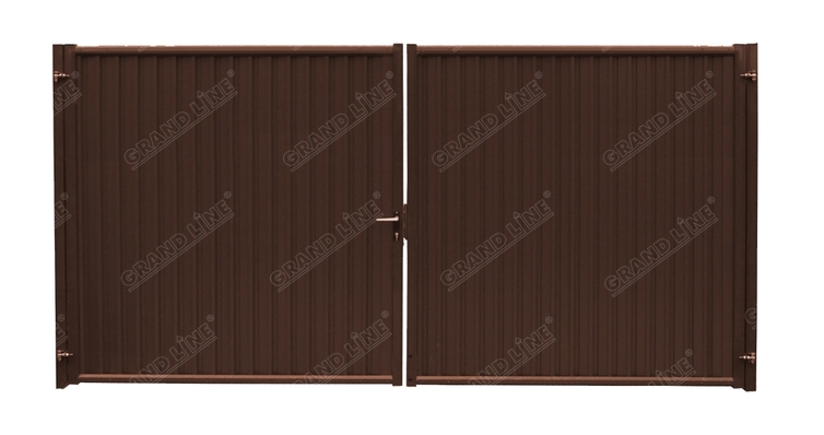 Ворота Estet 2,0х3,6 RAL 8017 изображение, анонсные картинки товара