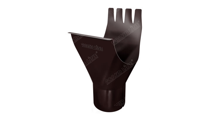 Воронка 125/90 мм RAL 8017 шоколад изображение, анонсные картинки товара