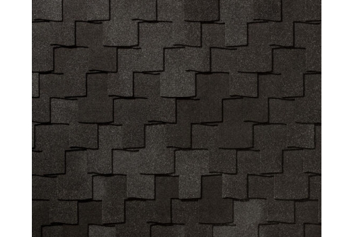 RoofShield черепица Премиум Фьюжн (2,25м2) Черный Янтарь изображение, анонсные картинки товара