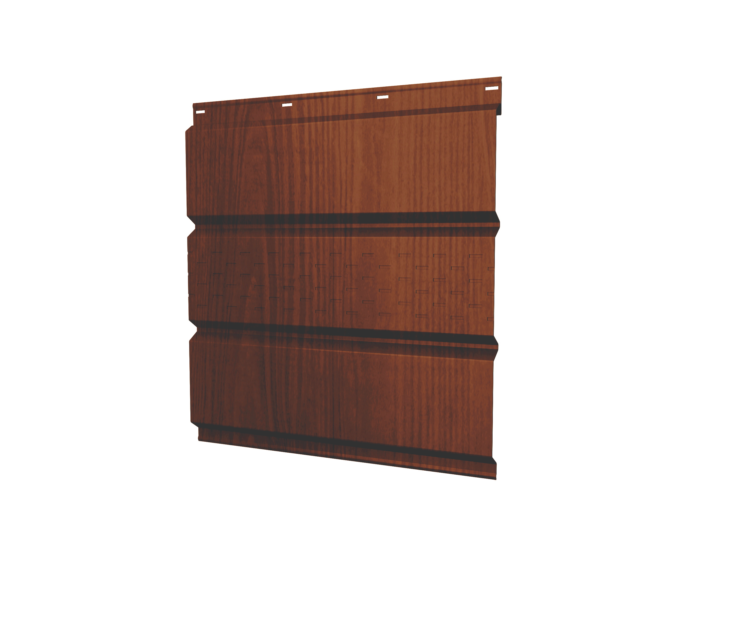 Софит металлический центральная перфорация 0,4 Print Premium с пленкой Cherry Wood Fresh TwinColor изображение, анонсные картинки товара