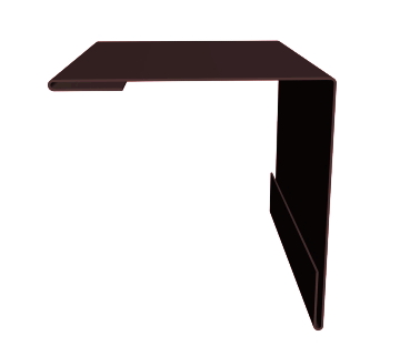 Тройник Y малого конька полукруглого Satin Мatt с пленкой RR 32 темно-коричневый изображение, анонсные картинки товара