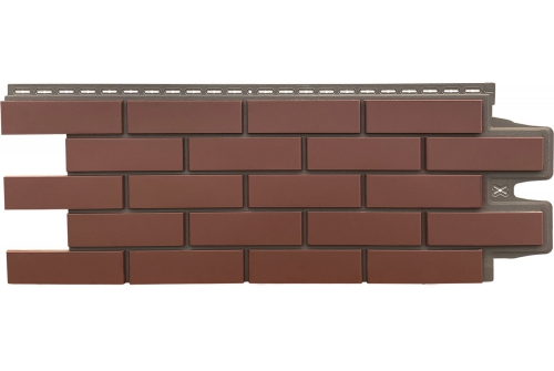 Фасадная панель Grand Line Клинкерный кирпич Design Plus корица с темно-бежевым швом изображение, анонсные картинки товара