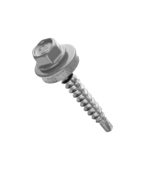 Саморез кровельный Daxmer 4,8х29 RAL 7004 (250) сверло №1 изображение, анонсные картинки товара