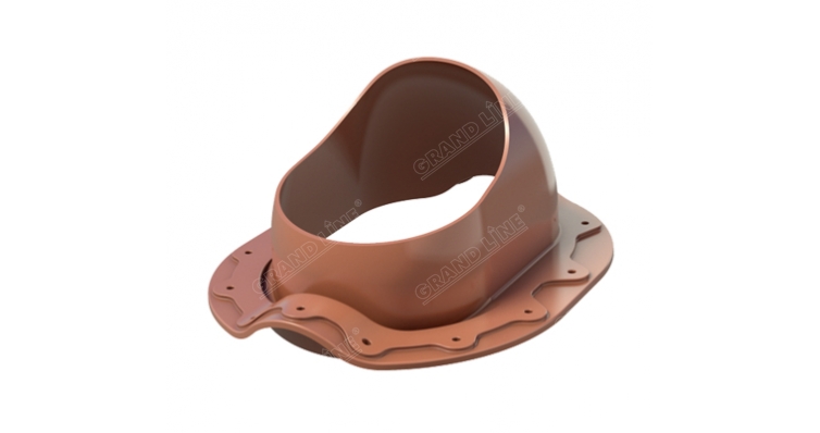 Проходной элемент SKAT Monterrey кровельный ТехноНИКОЛЬ, коричневый изображение, анонсные картинки товара