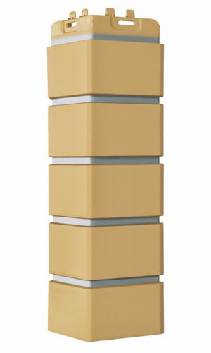 Угол Grand Line Клинкерный кирпич Design песочный со швом RAL 7004 изображение, анонсные картинки товара