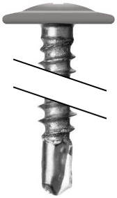 Саморез ПШС 4,2х19 RAL 7036 (1000) изображение, анонсные картинки товара