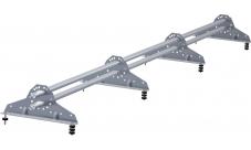 Снегозадержатель для фальцевой кровли Grand Line RAL 9006 3м изображение, анонсные картинки товара