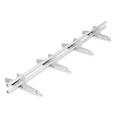 Снегозадержатель Стандарт Т4 d 25 RAL 9016 (3м) изображение, анонсные картинки товара