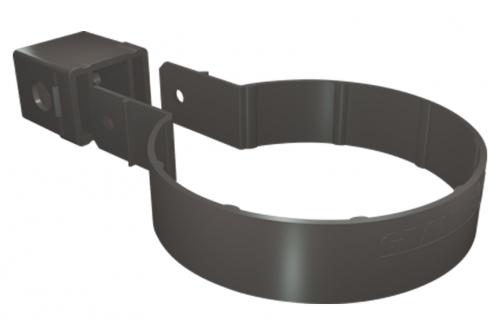 Хомут трубы Kliker ПВХ Grand Line Premium графит (инд.упак.) (RAL 7024) изображение, анонсные картинки товара