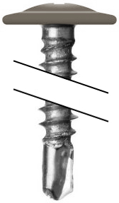 Саморез ПШС 4,2х19 RAL 7006 (1000) изображение, анонсные картинки товара