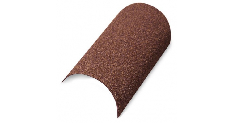 Конек полукруглый Lux_Cl/Rom мокко изображение, анонсные картинки товара