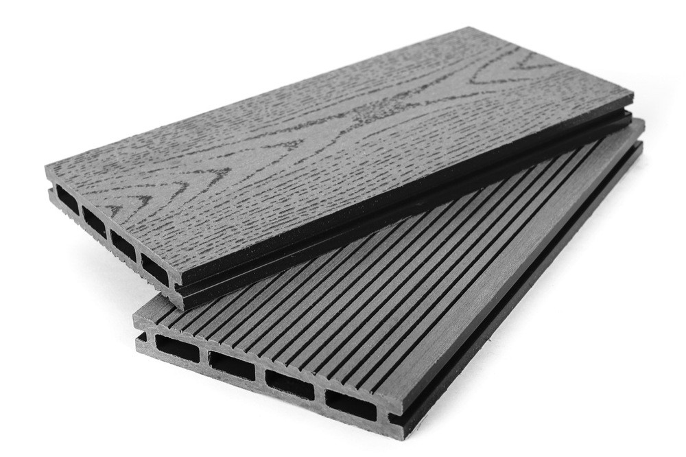 Террасная доска ДПК Grand Line 140мм тиснение под дерево Графит 3м (ШТ) изображение, анонсные картинки товара