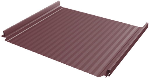 Кликфальц Pro Gofr 0,5 Satin RAL 3005 красное вино изображение, анонсные картинки товара