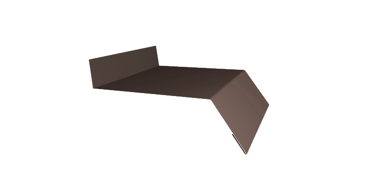 Отлив простой 100 0,4 PE-Matt RAL 8017 шоколад изображение, анонсные картинки товара