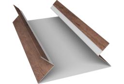 Планка угла внутреннего составная верхняя 0,45 Print Premium Almond Wood Fresh (3м) изображение, анонсные картинки товара