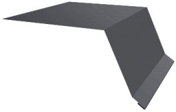 Планка капельник100х55 0,45 Drap TX RAL 7024 мокрый асфальт изображение, анонсные картинки товара