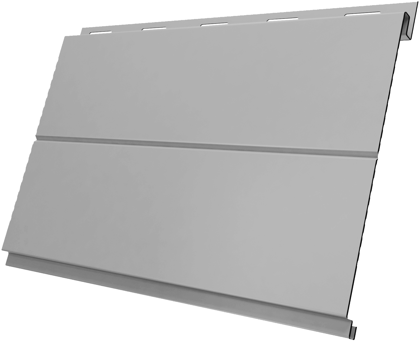 Вертикаль 0,2 line 0,45 PE RAL 9006 бело-алюминиевый изображение, анонсные картинки товара