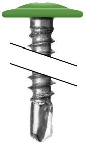 Саморез ПШС 4,2х16 RAL 6018 (1000) изображение, анонсные картинки товара