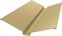 Планка ендовы верхней 115х30х115 0,45 PE с пленкой RAL 1014 слоновая кость (3м) изображение, анонсные картинки товара