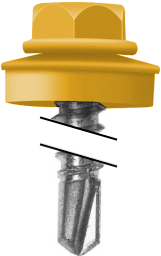Саморез по металлу Daxmer 4,8х19 RAL 1004 (250) сверло №2 изображение, анонсные картинки товара