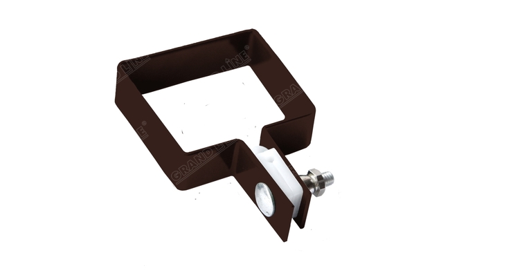 Крепление хомут крайний 62х55 RAL 8017 изображение, анонсные картинки товара