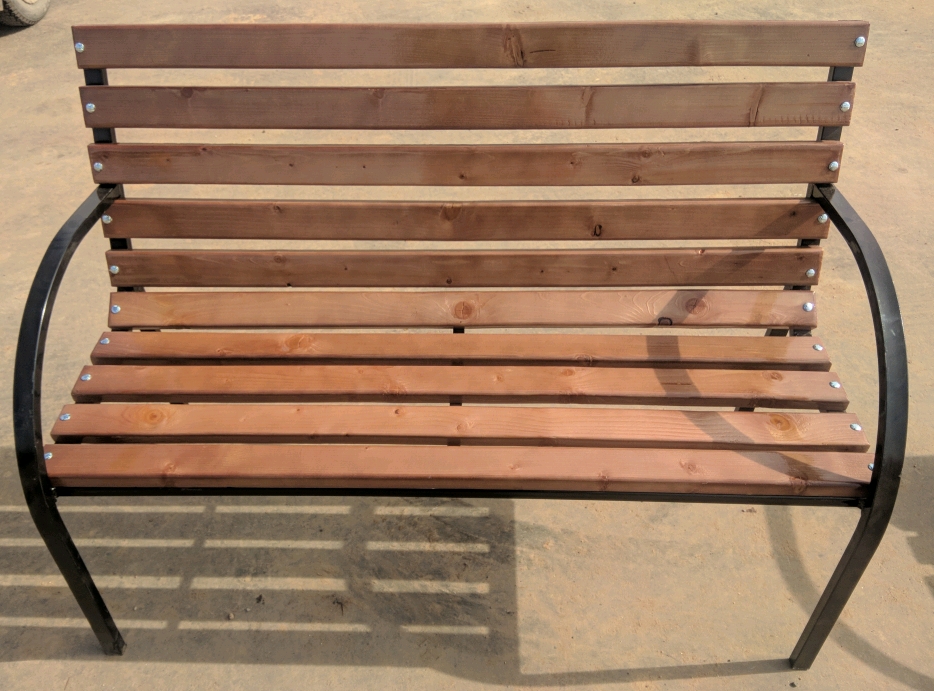 Скамейка №1 (1,5м.) с деревом изображение, анонсные картинки товара