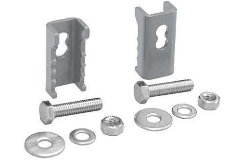 Крепление кронштейна на фальц Grand Line RAL 7040 (комплект) изображение, анонсные картинки товара