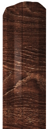 Штакетник М-образный B фигурный 0,45 Print Elite Chestnut Wood TwinColor изображение, анонсные картинки товара