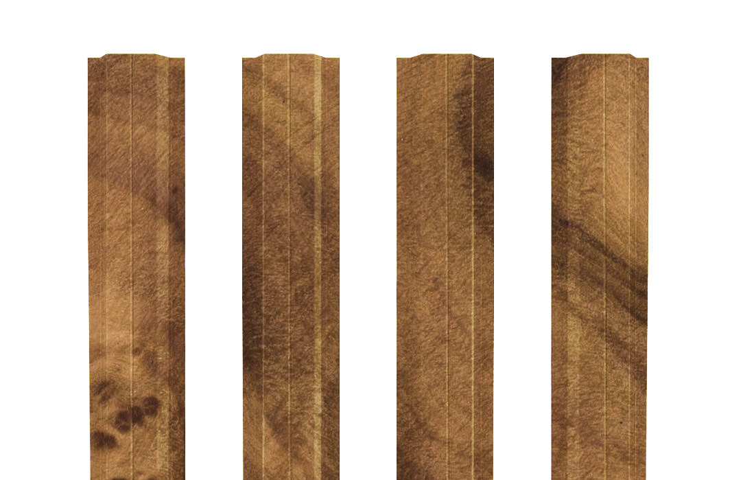 Штакетник П-образный A с прямым резом 0,45 Print-Double Premium Golden Wood Fresh изображение, анонсные картинки товара