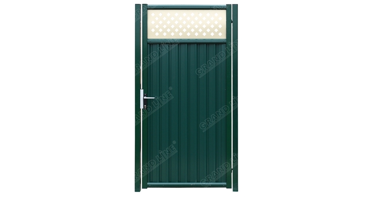 Калитка Эстет Плюс 2,0х1 RAL 6005/1014 изображение, анонсные картинки товара