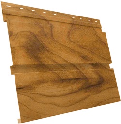 Софит металлический Квадро Брус без перфорации 0,45 Print Premium с пленкой Golden Wood Fresh изображение, анонсные картинки товара
