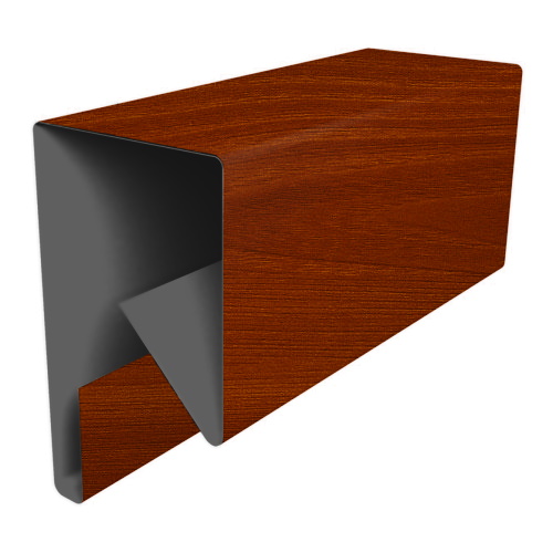 Планка П-образная заборная 17 0,45 Print Premium Cherry Wood Fresh TwinColor (3м) изображение, анонсные картинки товара