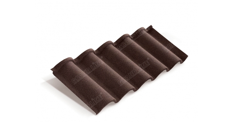 Лист Metrotile Romana коричневый изображение, анонсные картинки товара