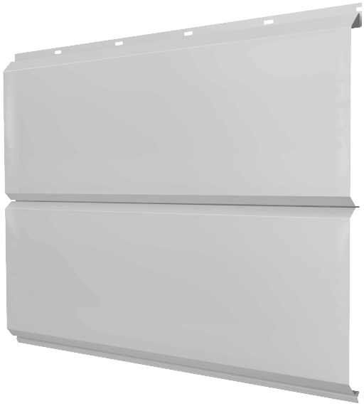 Софит металлический без перфорации 0,45 PE с пленкой RAL 9003 сигнальный белый (2,0м) изображение, анонсные картинки товара