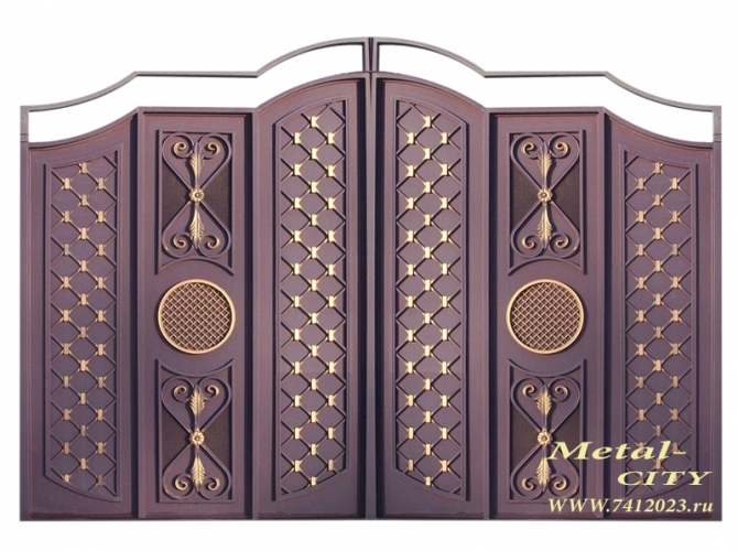 Ворота кованые №17 "Император" (3,3мх2,35м) изображение, анонсные картинки товара